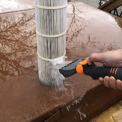 Premium Pool Filter Cleaner – Instantly Removes Debris & Dirt – Heavy Duty, Durable Cartridge Cleaner for Spa and Swimming Pool Filters – High-Performance Cleaning Tool