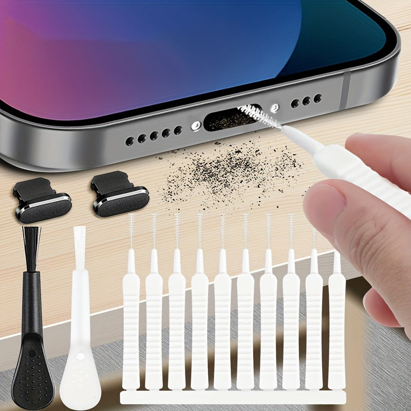 10pcs Ultimate Dust Plug Kit with Enhanced Cleaning Brush - Advanced Protection for Computers, Laptops, Keyboards & More - Comprehensive Shield Against Dust and & Debris