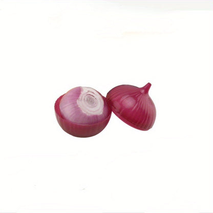 Onion Saver Food Storage Box - Vegetable Shaped Preservation Container, Refrigerator Crisper for Onions, Kitchen Gadget for Restaurants