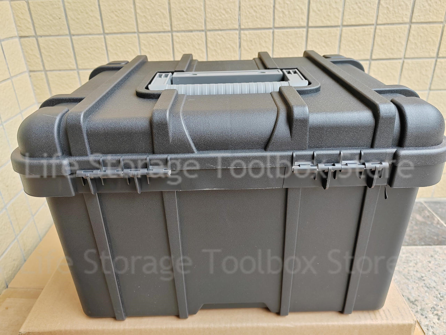 Large Portable Toolbox — Height-Adjustable Tool Organizer Suitcase for Garage, Workshop & Hardware Parts