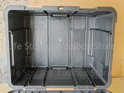 Large Portable Toolbox — Height-Adjustable Tool Organizer Suitcase for Garage, Workshop & Hardware Parts