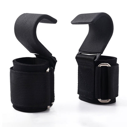 2pcs Heavy-Duty Wristbands with Sturdy Hooks - Durable, Adjustable for Weightlifting, Pull-Ups, and Powerlifting - Secure Grip and Maximum Performance