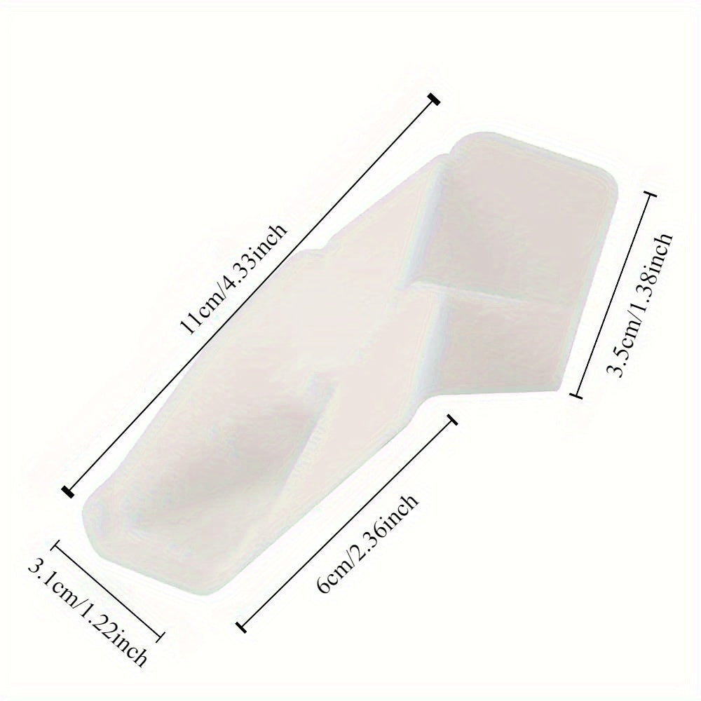 4 Piece Mini Gutters Set for RVs - White Gutter Extenders for Gazebo and RV Roof Drip Edge - Includes 2 Left and 2 Right Side