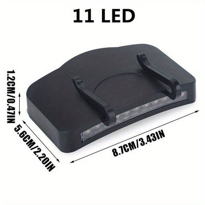 LED Energy-Saving Headlamp - Clip-On Cap Torch for Outdoor Fishing, Camping, Hunting, Super Bright Flashlight