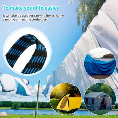 Heavy Duty Bungee Cords with Hooks – Elastic Luggage Straps, Anti-Slip Flat Rope for Motorcycles & Bicycles