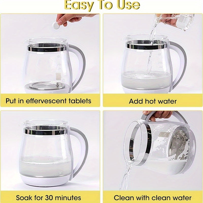 10/20/30pcs Powerful Citric Acid Descaler Tablets - Effective Cleaner for Coffee Machines and Kettles