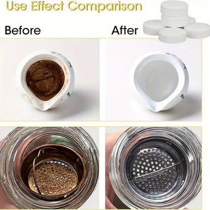 10/20/30pcs Powerful Citric Acid Descaler Tablets - Effective Cleaner for Coffee Machines and Kettles