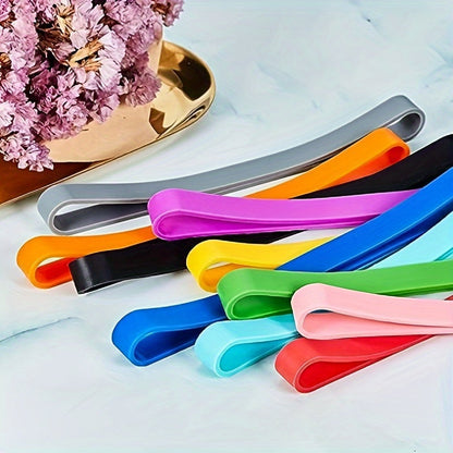 5/10pcs Elastic Rubber Wrapped Straps – Extra Large Rubber Bands for Kitchen Accessories, Notebooks, Office, Outdoor Equipment, and Gift Packaging