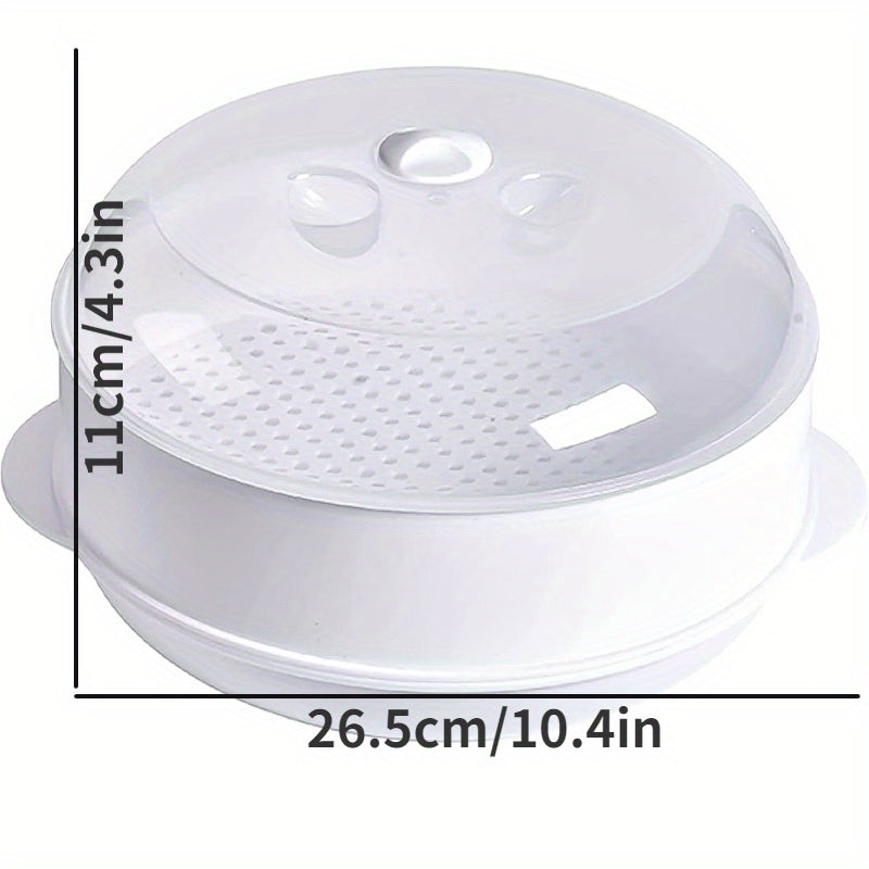 Versatile Microwave Steamer – Durable PS Kitchen Cooker for Vegetables, Rice and Fish