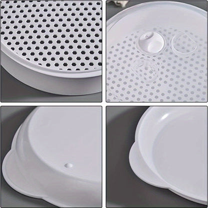 Versatile Microwave Steamer – Durable PS Kitchen Cooker for Vegetables, Rice and Fish