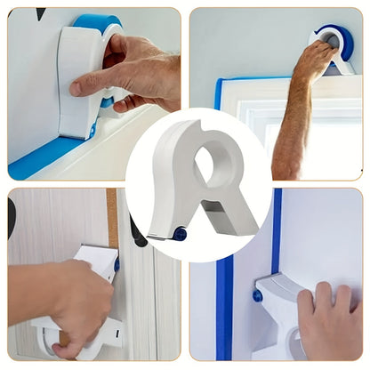 Professional Painter's Masking Tape Dispenser - Durable ABS, Ideal for Home and Industrial Use