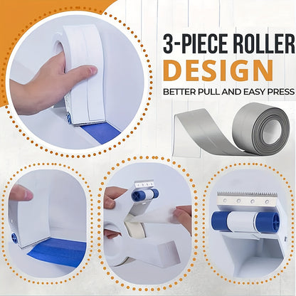 Professional Painter's Masking Tape Dispenser - Durable ABS, Ideal for Home and Industrial Use