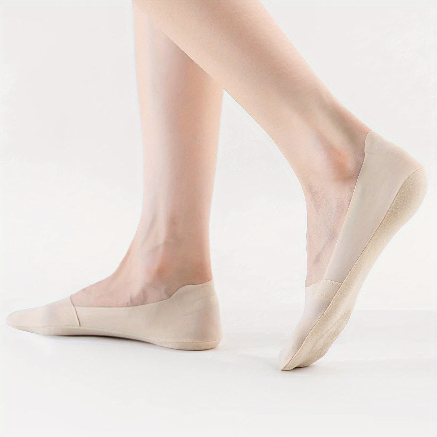 No Show Socks for Women - 5-8 Pairs Low Cut Liner, Non-Slip Footies, Invisible Socks for Flats and Boat Shoes