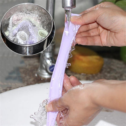 6pcs Premium Silicone Straws – Reusable, BPA-Free, Washable, Foldable with Snap Open Design, Hot and Cold Compatible, Portable for Kitchen Supplies, Mixed Color