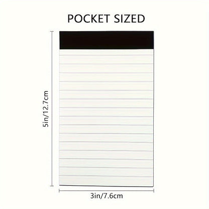 5/10pcs All-Purpose Note Pads - 3x5 Inch Lined Memo Pads, 30 Sheets Each - Ideal for School, Office, Back to School Supplies, Notebooks, Aesthetic School Supplies