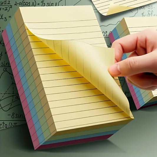 200pcs Assorted Color Line Stickers – Self-Adhesive Note Markers for Students, Office & School Organization