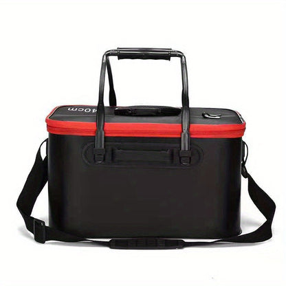 Waterproof EVA Fishing Bucket - Portable Multi-Use Live Fish Container for Camping and Hunting