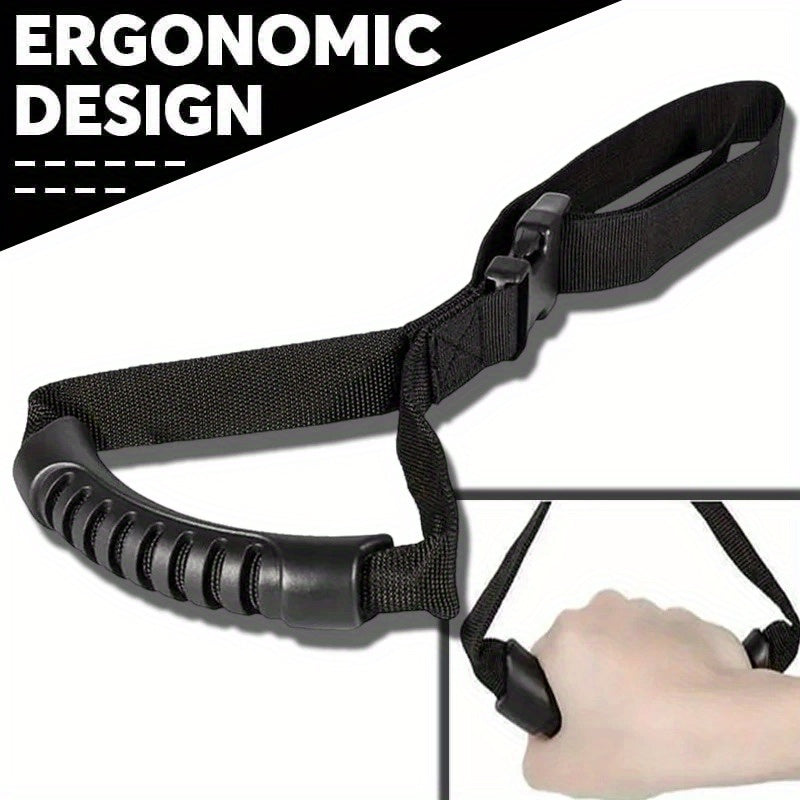 Adjustable Car Armrest Support Strap – Assistive Handle for Elderly and Disabled, Durable PVC Material, Ideal for Buses and Vehicles