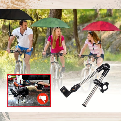 180° Adjustable Umbrella Holder – Universal for Bike, Stroller, Wheelchair and Outdoor Accessories