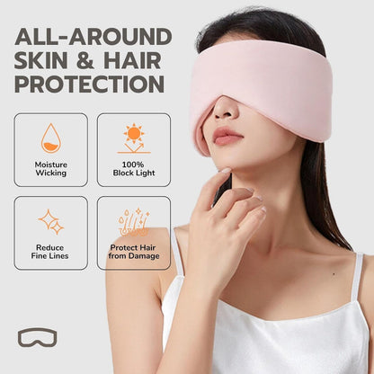 Cooling and Comfort Space Capsule Eye Mask - Adjustable Grey Ice Silk Sleep Mask for All Seasons, Ideal for Travel, Office Naps, and Light Blocking