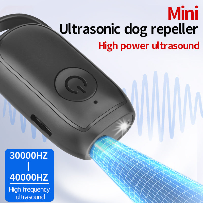 Mini Dog Repeller – USB Rechargeable Anti-Bark Training Device, Portable Pet Trainer to Protect Against Aggressive Dogs