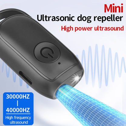 Mini Dog Repeller – USB Rechargeable Anti-Bark Training Device, Portable Pet Trainer to Protect Against Aggressive Dogs