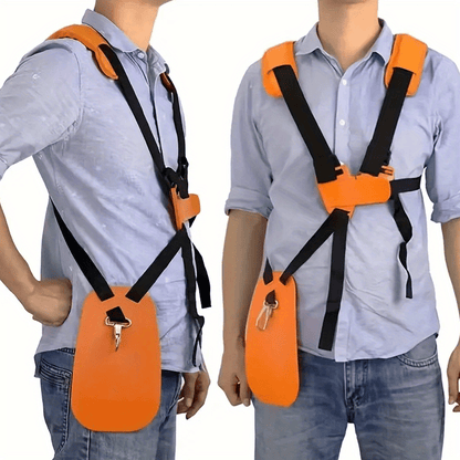 Adjustable Comfort Shoulder Strap for Trimmers & Weed Eaters – Durable Harness for Men & Women, Ideal for Lawn Work