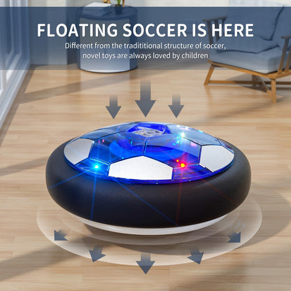 Newest Rechargeable LED Light-Up Hover Soccer Ball – Air Floating, Foam Bumper, Durable Fun Gift for Boys and Girls