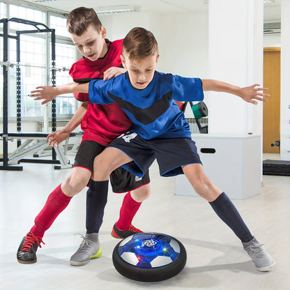 Newest Rechargeable LED Light-Up Hover Soccer Ball – Air Floating, Foam Bumper, Durable Fun Gift for Boys and Girls