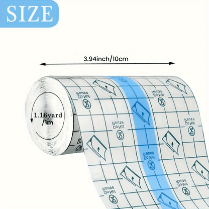 5 Rolls Waterproof Bandages - Transparent Tape for Swimming, Showers and Tattoo Protection