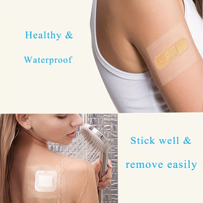 5 Rolls Waterproof Bandages - Transparent Tape for Swimming, Showers and Tattoo Protection