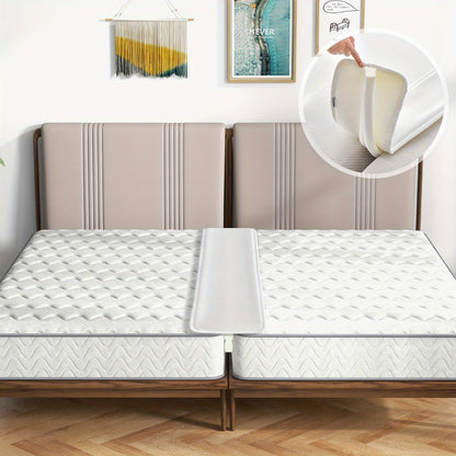 12" Extra Wide Maxmass Bed Bridge – Twin XL to King Converter Kit with Strap and Gap Filler for a Comfortable, Secure Sleeping Experience