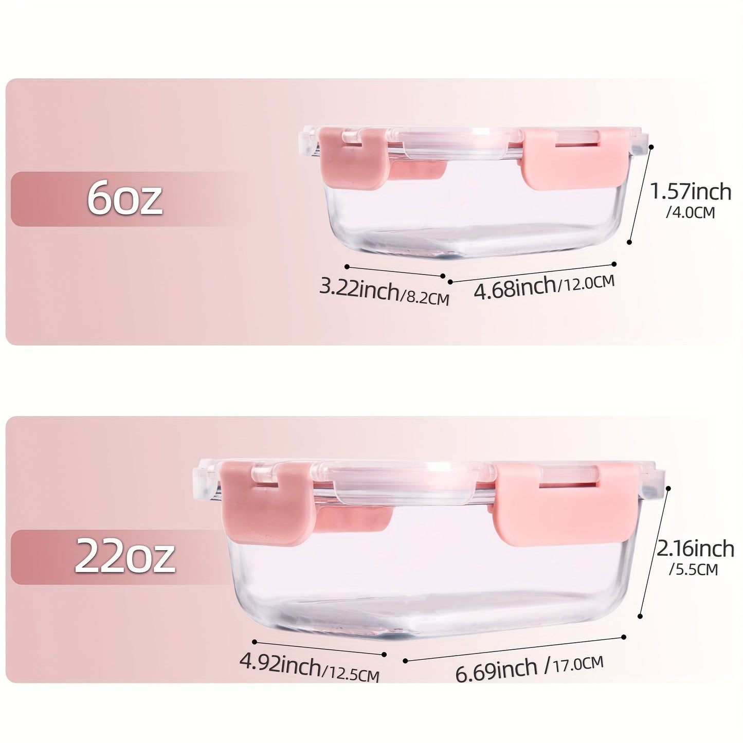 24-Piece Borosilicate Glass Food Storage Containers – 12 Lids and 12 Bowls with Airtight Lids, Microwave and Dishwasher Safe, Ideal for Meal Prep and Lunches
