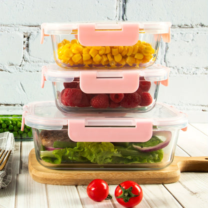 24-Piece Borosilicate Glass Food Storage Containers – 12 Lids and 12 Bowls with Airtight Lids, Microwave and Dishwasher Safe, Ideal for Meal Prep and Lunches
