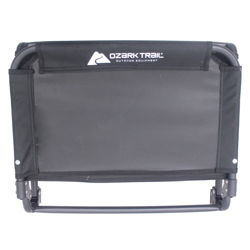 Extra Wide Stadium Seat with Hooks – Comfortable Black Seat for Sports Events