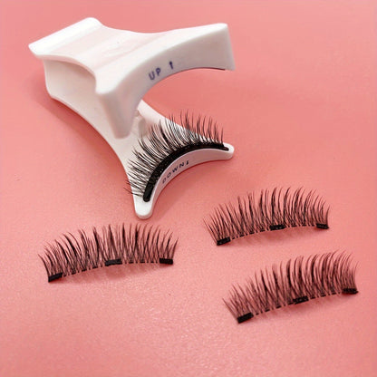 Magnetic Eyelash Kit – Reusable Glue-Free False Lashes with Applicator, Alcohol-Free Material, Professional Eye Makeup Tool