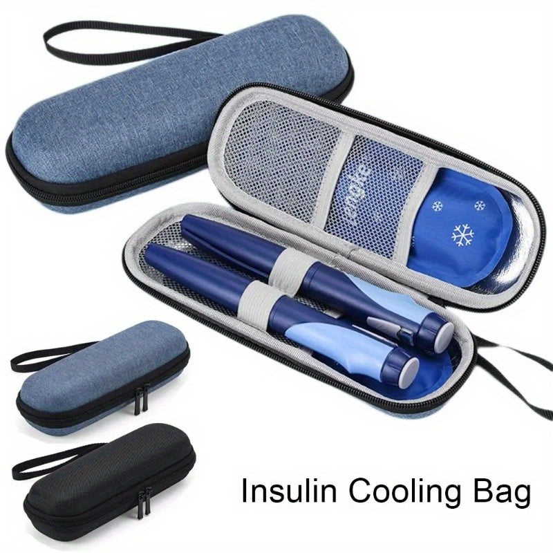 Insulin Cooler Travel Case – Waterproof Diabetic Medication Organizer with Ice Gel Pack, Portable Storage Bag for Insulin Pens and Vials
