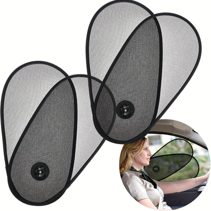 Adjustable Rotatable Car Side Window Sunshade – UV Protection Glass Screen Cover