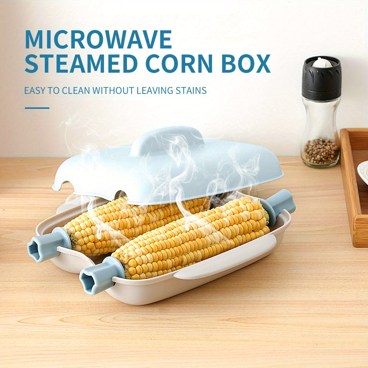 Microwave Corn Steamer – Multifunctional High-Temperature Resistant Kitchen Tool for Steaming