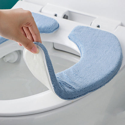 Soft Cashmere Toilet Seat Covers – Thickened, Washable and Easy to Install, Fits Most Toilets