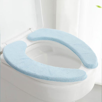 Soft Cashmere Toilet Seat Covers – Thickened, Washable and Easy to Install, Fits Most Toilets