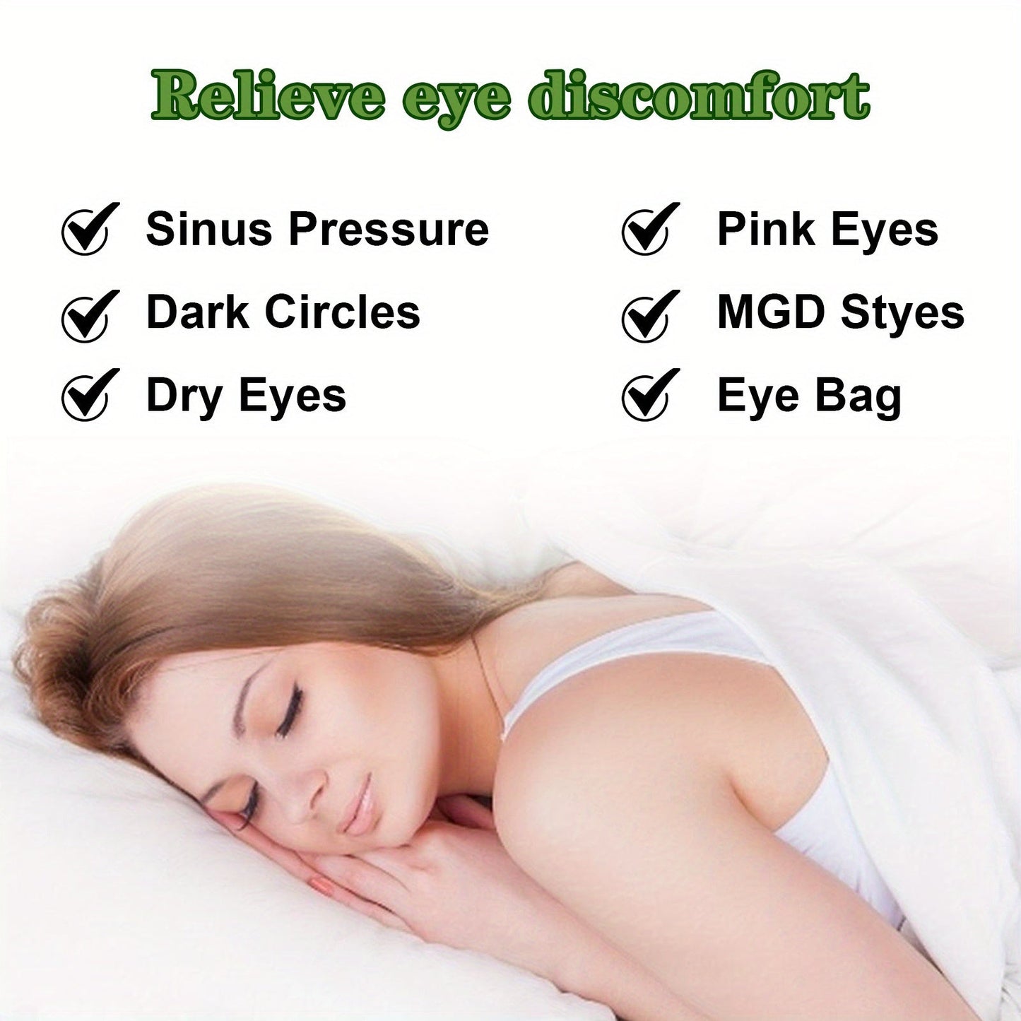 Herbal Steam Eye Mask – Hot Pack for Eye Fatigue and Discomfort Relief with Herbal Essence