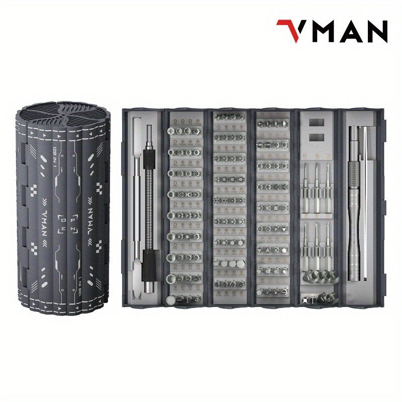 Upgraded 180-in-1 Magnetic Precision Screwdriver Set - Professional Tool Kit for PC, Laptops, Mobile Phones, Xbox, Mac, and DIY Maintenance