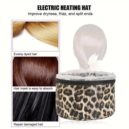Multifunctional Electric Heating Hair Cap – Adjustable Temperature SPA Cap for Deep Nourishing Oil Treatment, Suitable for All Hair Types, Home and Salon Use