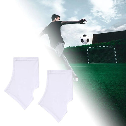 Ultra-Soft Lycra Football Cleat Covers – Slip-Resistant, Durable Spike Protectors for Soccer & Sports, One Size Fits All, Black/White