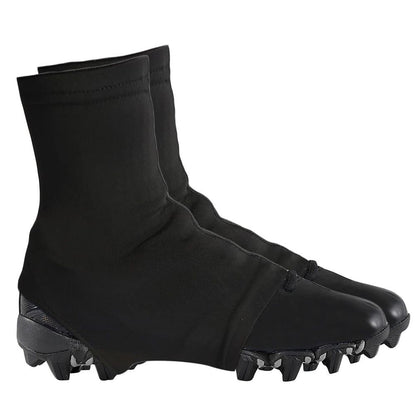 Ultra-Soft Lycra Football Cleat Covers – Slip-Resistant, Durable Spike Protectors for Soccer & Sports, One Size Fits All, Black/White