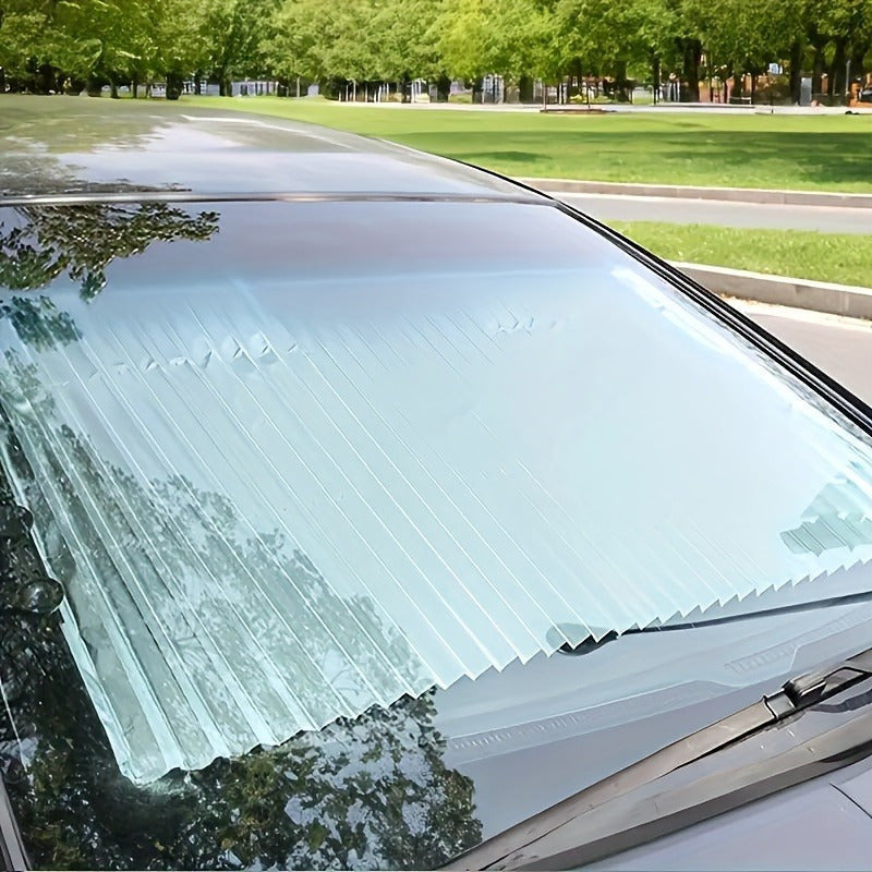 Easy-Install 18.1" Auto-Fold Car Sunshade – Ultimate UV Protection & Heat Insulation, Universal Fit for All Vehicles