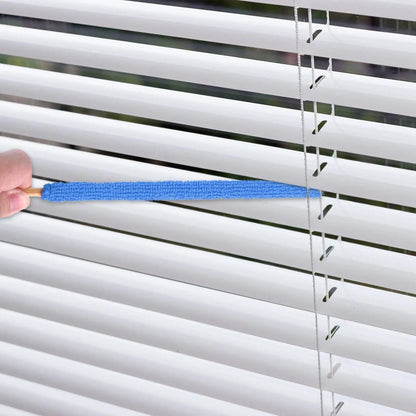 5pcs Ultra Soft Microfiber Detailing Brushes with Long Handles - Ideal for Cars, Blinds, and Hard-to-Reach Areas - Washable and Reusable Cleaning Tools
