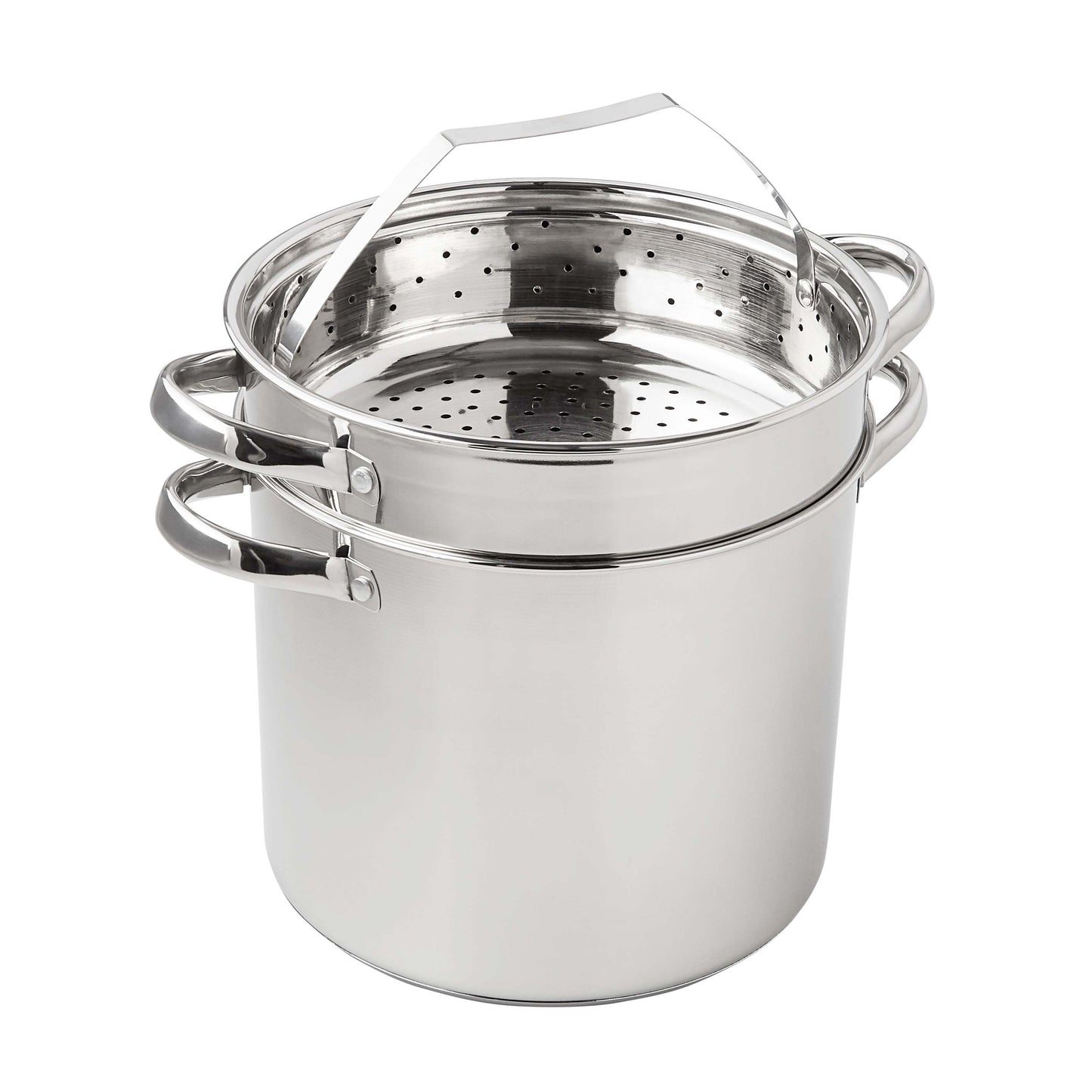 Mainstays 8-Quart Stainless Steel Multi-Cooker with Glass Lid