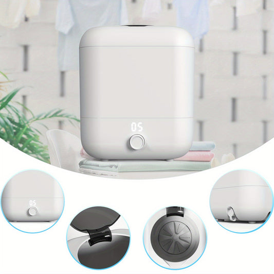 Mini Portable Washing Machine with Disinfection Function - Rechargeable Underwear Washer for Camping, Apartments, and Dormitories - Compact and Convenient